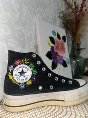 Custom Embroidered Converse High Tops