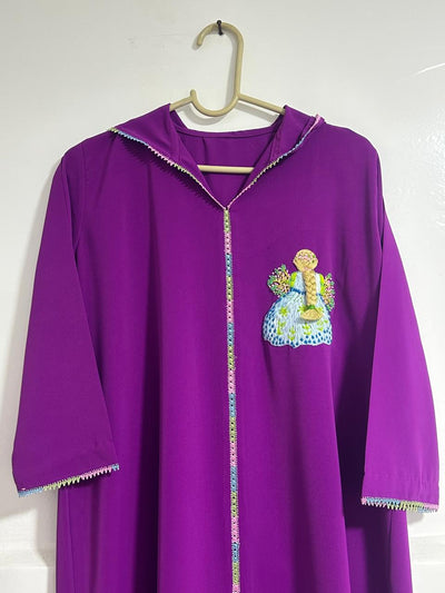 Embroidered Jellaba for young girls
